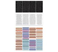 CHUNZHILAI 16 Sheet Inspirational Quote Stickers for DIY Craft, Vintage Style, Paper or Plastic Material, Crystal Embellishment, Sticker Sheet