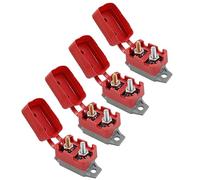 CHUOZI 15A 12V Automatic Reset Circuit Breaker with Cover and Stud Bolt, Short Stop for Automotive Car Boat RV