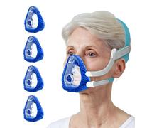 CHUOZI 4 Pack Mask Liners Compatible with Large Full Face Cover, Soft and Leak-Free Experience. Silk Cushions Pads Fit Covers, Reduce Noisy & Red Marks（Large Size）