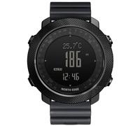 CHUOZI Apache Tactical Watch - Digital Outdoor Sports Survival, Men's Compass Solid Rock, Durable Band, Step Tracker, Pedometer Calories, Nylon, (Black, Green, Nylon)