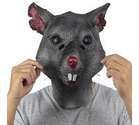 CHUOZI Halloween Monkey Head Mask Chimpanzee Black with Fur Latex Full for Carnival Costume Party Prop (Long Hair Gorilla)