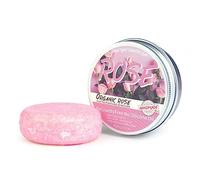 CHUOZI Handmade Solid Shampoo Soap,Rose Scent Hair for Nourishing,Deeping Cleaning and Caring Scalp, Flowers Extract Organic Bars for All Types,50-60 Usge,60g