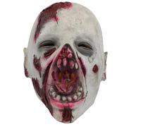 CHUOZI Scary Zombie Mask Halloween Creepy Vampire Costume for Adult, Gaping Mouthed, Latex Material，Durable, Elastic，Suitable for All Kinds of Masquerade Parties