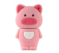 CHUOZI USB Flash Drive Pig Shape 128GB 2.0 U Disk Memory Stick Portable Data Storage Thumb Jump for Laptop PC Gift (Pink- 1 Pack)