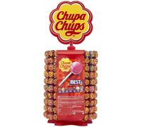 Chupa Chups Assorted Lollipops Carousel - 200-Count Variety Pack
