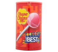 Chupa Chups Best Of Lollipop Tube, Bulk Party Sweets In 7 Flavours With Natural Colourings- 100 Lollies