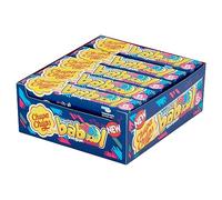 Chupa Chups Big Babol Bubble Gum, Blue Raspberry Tongue Painter Sweets, Suitable for Vegetarians - 20 x 6 Piece Packs