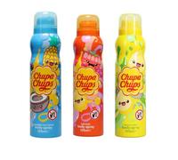 Chupa Chups Body Spray, 150ml, Pineapple Coco Splash, Tutti Frutti & Lemon Sorbet, Set of 3