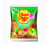 Chupa Chups Fruit 250 Lollipops Refill Bag Fruity Varieties 3000g