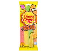 Chupa Chups Green Apple-Lemon-Orange Strawberry Flavour Soft Candy Belts 90g