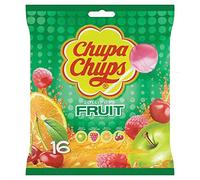 Chupa Chups Juicy Fruity Flavours 16 Assorted Flavour Lollipops