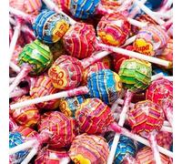 Chupa Chups Lollipops, Pack of 20 - Mixed Flavours Including Cola, Apple, Strawberry and Strawberry and Cream (12g - Standard Size)