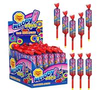 Chupa Chups Melody Pops Strawberry Flavour Lollipops 48 Pack