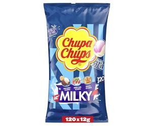 Chupa Chups Milky Lollipops, 120