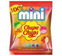 Chupa Chups Mini Lollipops Strawberry Apple Orange And Cola 600g