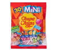 Chupa Chups Paper Stick 30 x Assorted Flavour Mini Lollipops Gift 180g