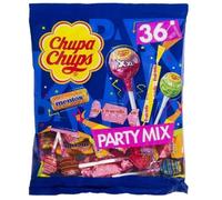 Chupa Chups Party Mix lollipops and mixed caramel with fruit flavor 36 pieces 400g