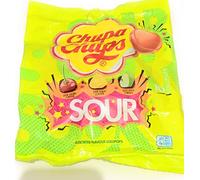 Chupa Chups Sour Assorted Flavour Lollipops 120g