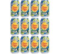 Chupa chups sparkling blueberry flavour sour 12 x 345ml
