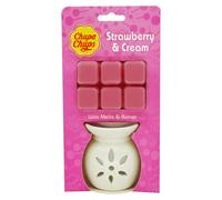 Chupa Chups Strawberry & Cream Wax Melts with Ceramic Burner, 60g