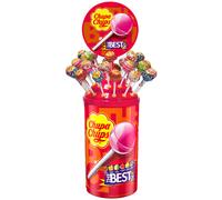 Chupa Chups The Best of 100 Lollipops in Assorted Counter Display 1200g