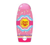 Chupa Chups Vanilla Cookie Shower Gel for Kids & Adults - Hydrating & Gentle 2-in-1 Body Wash & Shampoo with Glycerine, Soft & Nourished Skin, Gentle on Sensitive Skin, Ages 3+, 250ml