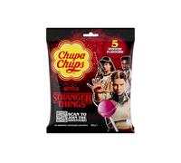CHUPA CHUPS x STRANGER THINGS - Exclusive Limited Edition Right Side Up Lollies - 5 Mystery Flavours - 160 Lollies