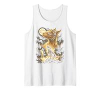Chupacabra Howling at the Moon Meme Tank Top