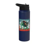Chupacabra Scuba Diver Cryptid Mythical Creature Eerie Stainless Steel Insulated Water Bottle