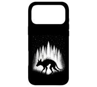Chupacabra Walking Through White Forest Under Evening Stars Case for iPhone 17 Pro Max