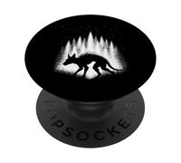 Chupacabra Walking Through White Forest Under Evening Stars PopSockets Adhesive PopGrip