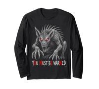 Chupacabra You Must Be Warned Omen Warning Puerto Rico Long Sleeve T-Shirt