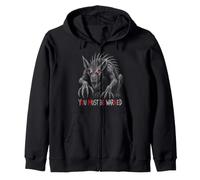 Chupacabra You Must Be Warned Omen Warning Puerto Rico Zip Hoodie