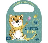 Chupetes fuera (Pasito a pasito me hago grandecito): Un cuento de cartón para aprender a dejar el chupete, interactivo, con una solapa y con una asa: 5