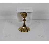 Church Atelier Altar Linen Set with Silver Cross (Pall, Corporal, Towel, Purificator)