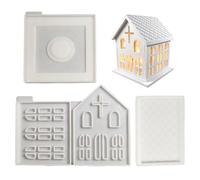 Church Buildings Silicone Mold Easy Release Reusable Silicone Tool