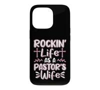 Church Christian Rockin Life As A Pastors Wife Appreciation Case for iPhone 13 Pro