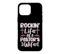 Church Christian Rockin Life As A Pastors Wife Appreciation Case for iPhone 16 Pro Max