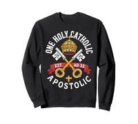 Church Creed One Holy Catholic Apostolic AD 33 Papal Sweatshirt
