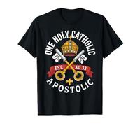 Church Creed One Holy Catholic Apostolic AD 33 Papal T-Shirt
