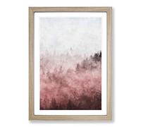 Church in an Italian Forest Painting Framed Print | A2 Oak Framed Wall Art | Ready to Hang | Modern Religious Picture | Living Room Bedroom Lounge Office