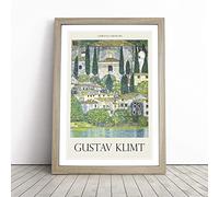 Church In Cassone by Gustav Klimt | Framed Wall Art Print | Modern Home Decor Picture | Ready to Hang Artwork for Living Room, Bedroom, Kitchen or Office | Multiple Sizes
