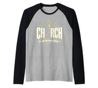 Church It's Not The Same Without U Christian Raglan Baseball Tee