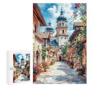 Church Lane Impossible Hard Difficult Puzzle 1000 Piece Challenging Puzzles Simple Fashion Jigsaw Puzzles for Adults Kids for Game Home Decor