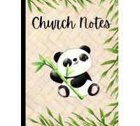Church Notebook for Kids: This cute panda notebook can help children learn to take sermon notes!
