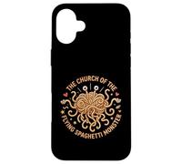 Church of the Flying Spaghetti Monster Pastafarianism Case for iPhone 16 Plus