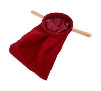 Church Offering Bag with Wooden Handle for Worship Settings