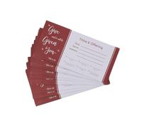 Church Offering Envelopes - Cash Envelopes For Tithes And Offering - Give (NIV Scripture) - Pack of 100