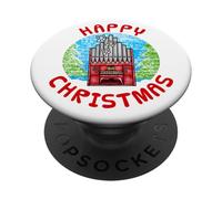 Church Organ Christmas Organist Music Teacher Musician PopSockets Adhesive PopGrip