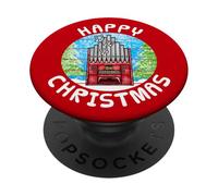 Church Organ Christmas Organist Music Teacher Musician PopSockets Adhesive PopGrip